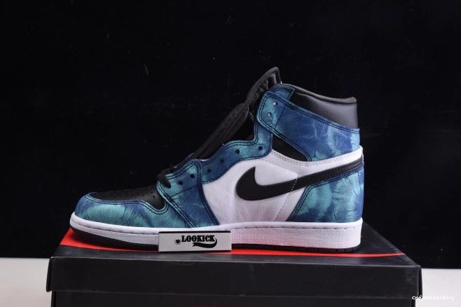 Air CD0461-100 Tie-Dye OG 1 High Jordan 0730